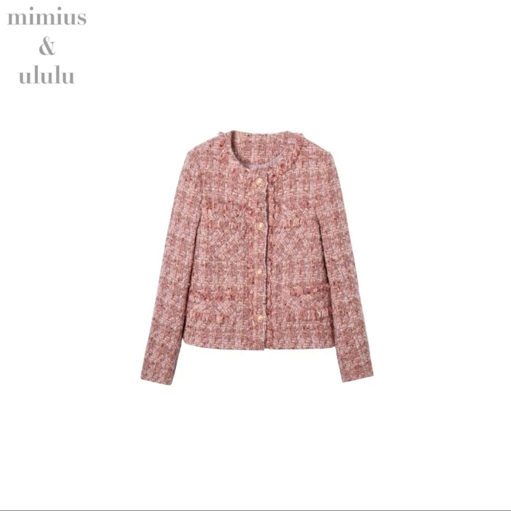 Rose Tweed Thick Jacket